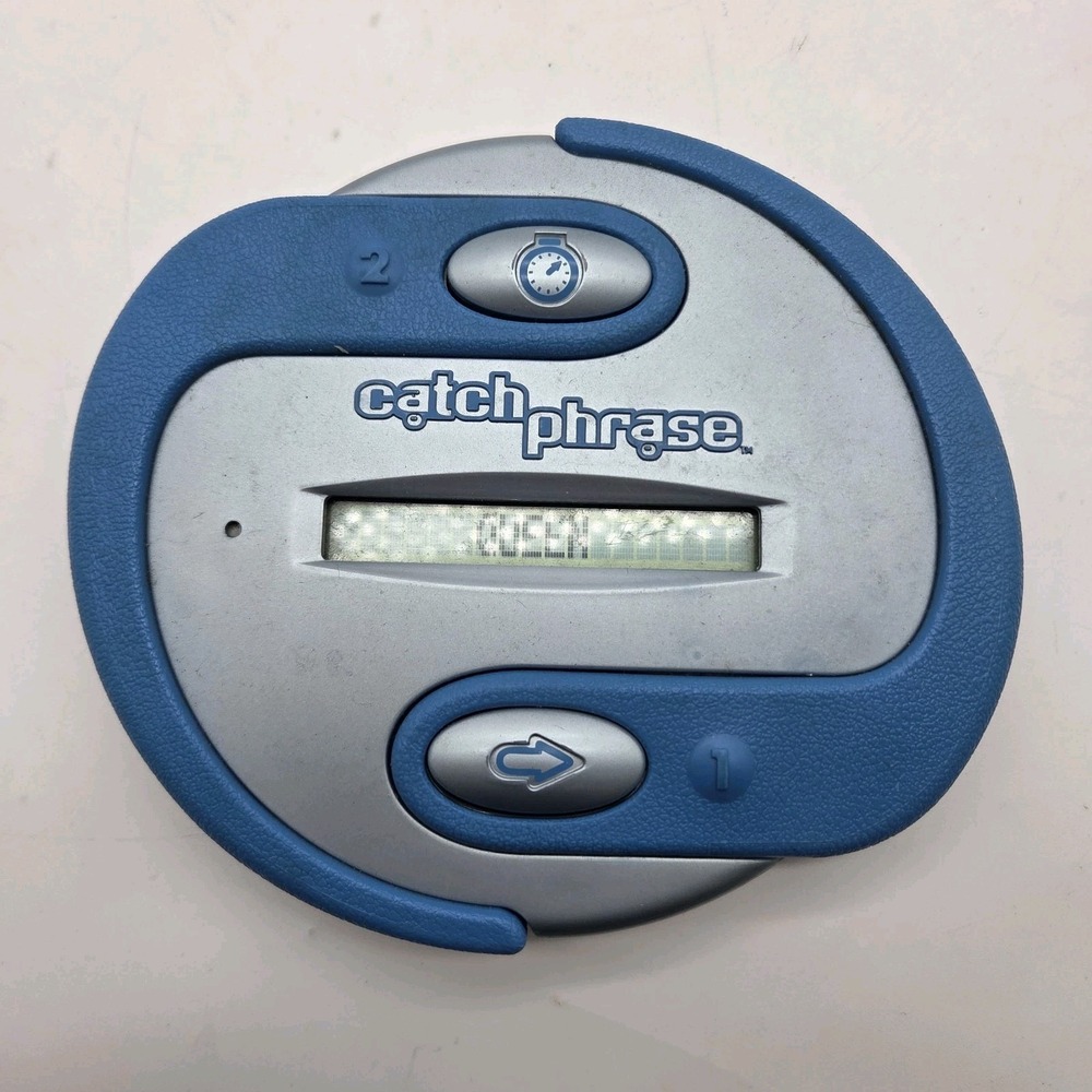 VTG 2000 Catch Phrase Electronic Handheld Game Original Blue - WORKING